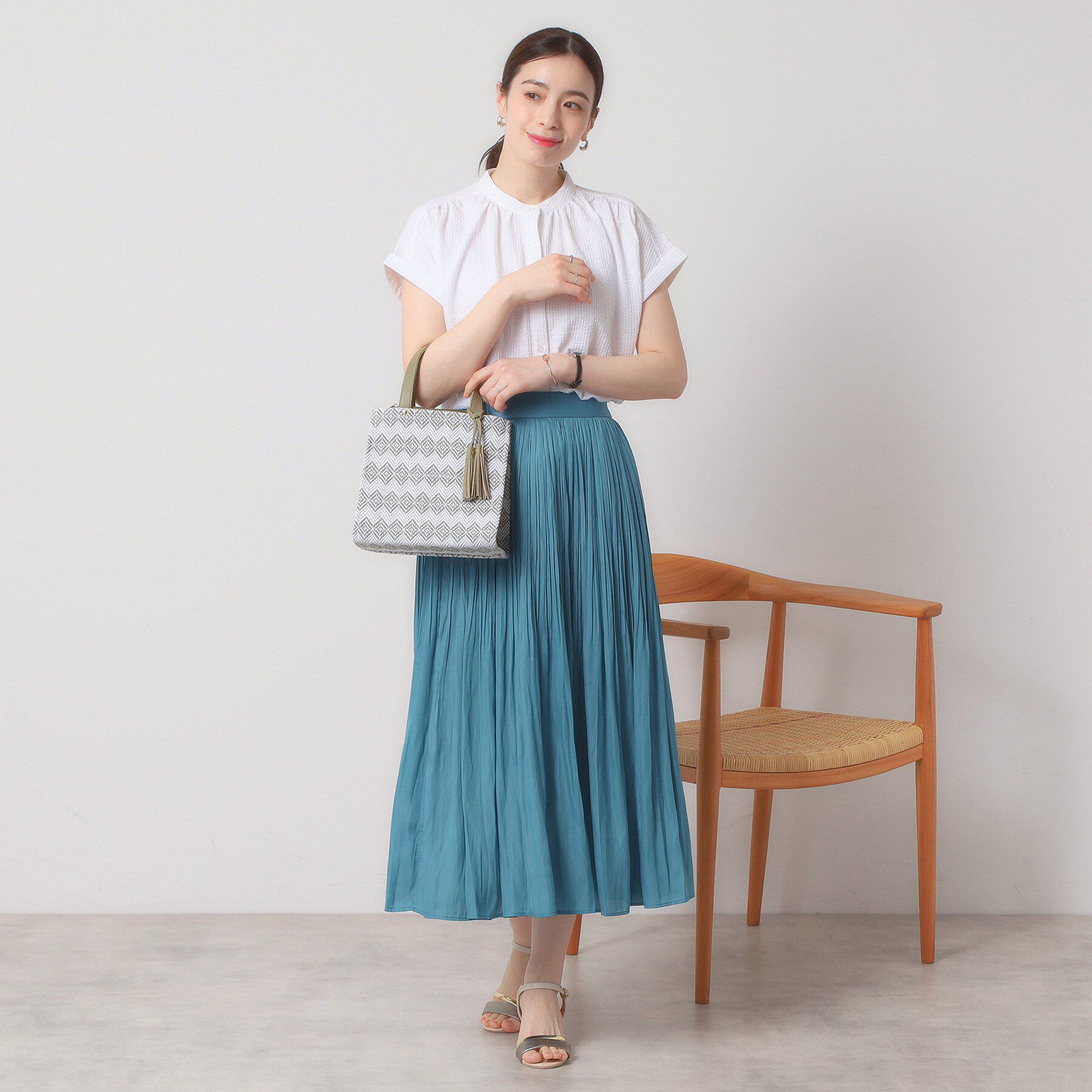 ITS&rsquo;DEMO「タッセル付きミニトート」|ハンドバッグ|