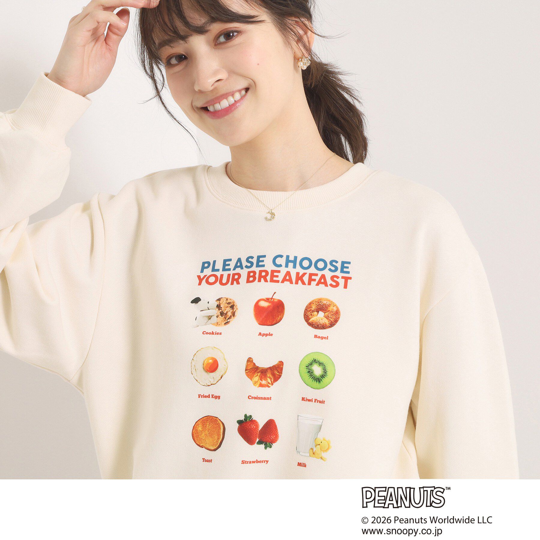 ITS&rsquo;DEMO「＜PEANUTS＞裏毛プルオーバー」|パーカー|