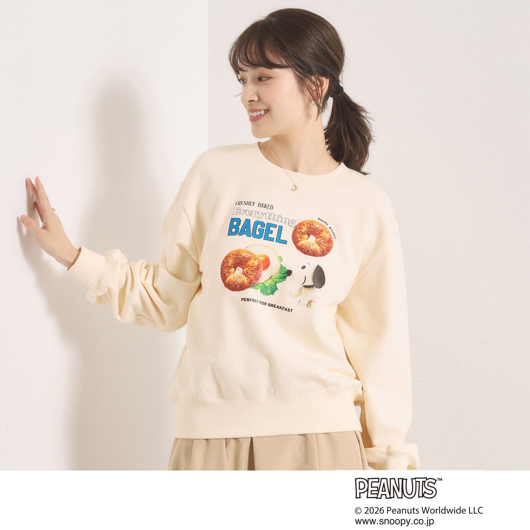 ITS&rsquo;DEMO「＜PEANUTS＞裏毛プルオーバー」|パーカー|