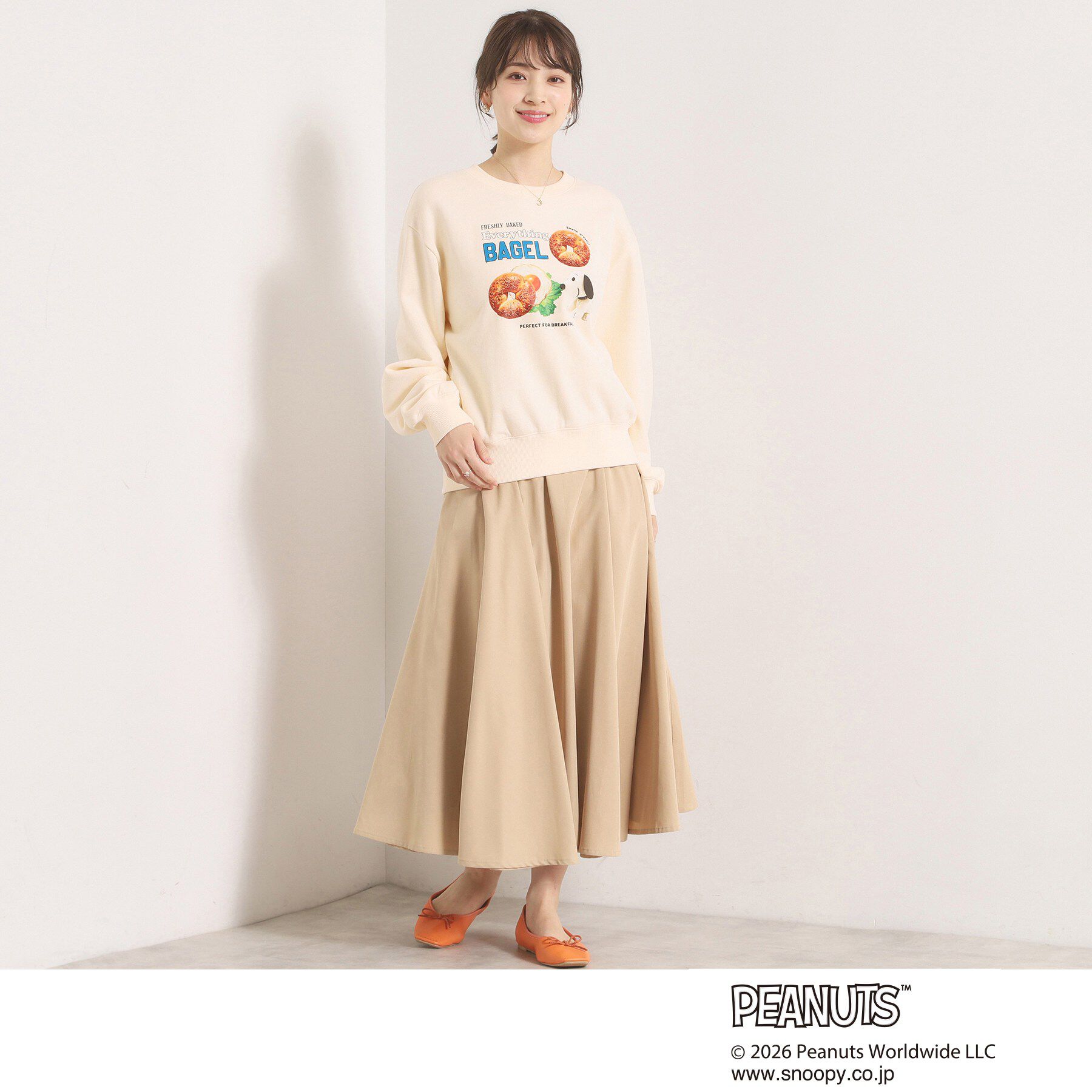 ITS&rsquo;DEMO「＜PEANUTS＞裏毛プルオーバー」|パーカー|