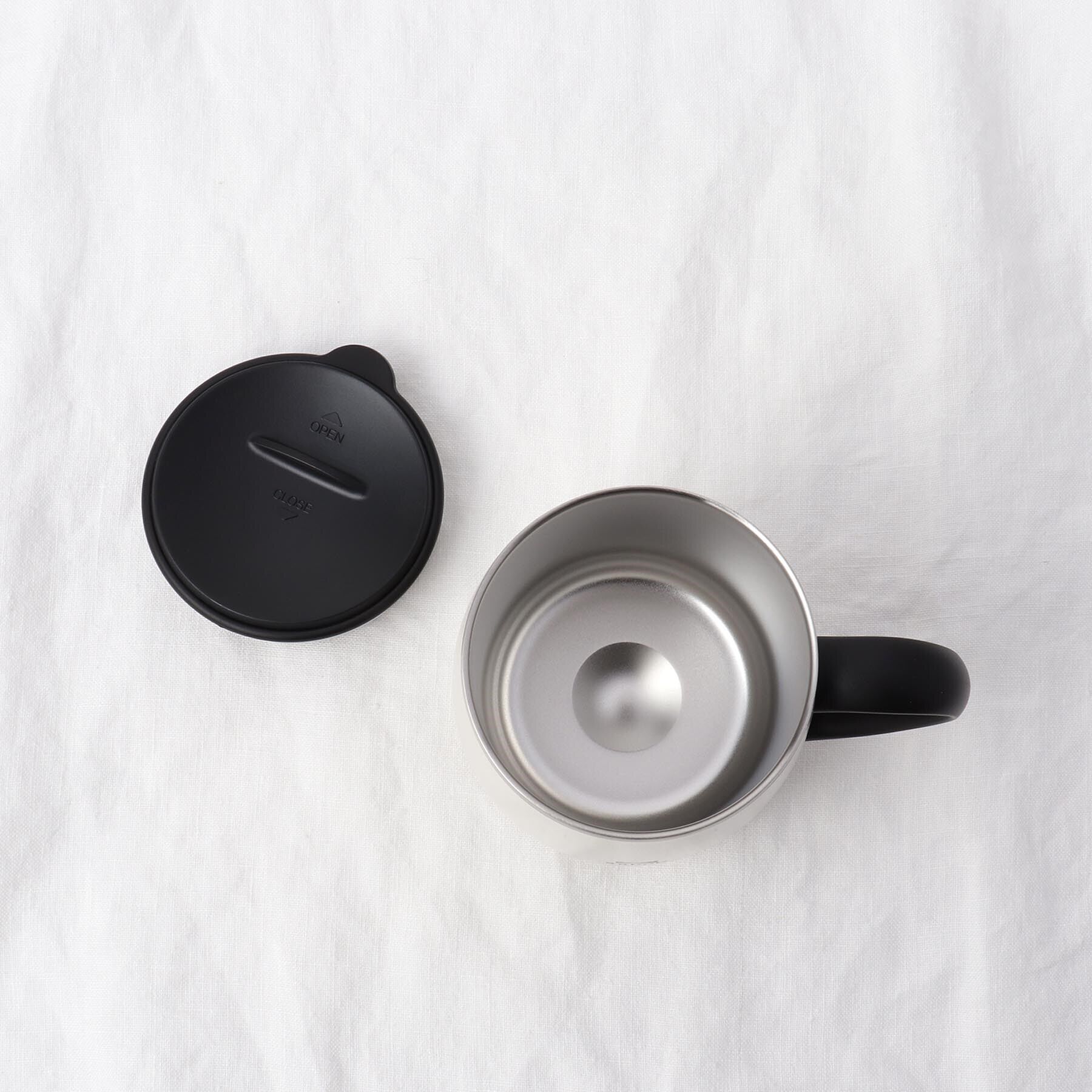 212 KITCHEN STORE「蓋つきステンレスマグ shortIV ＜BRUNO ブルーノ＞」|グラス・マグカップ|