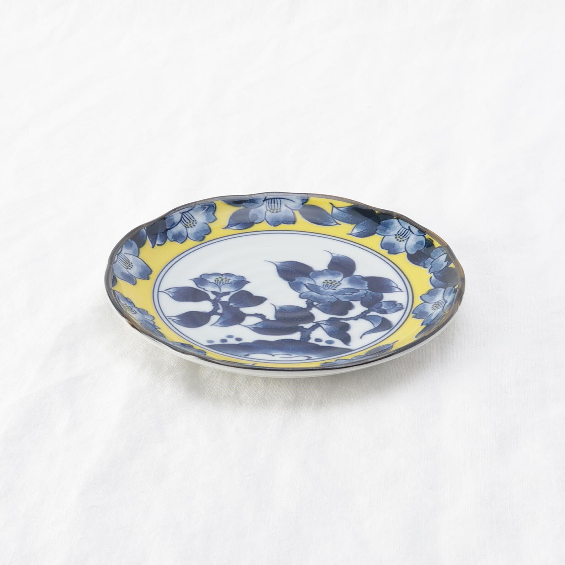 212 KITCHEN STORE「黄彩(椿) 5.0寸 皿」|食器・キッチングッズ|その他