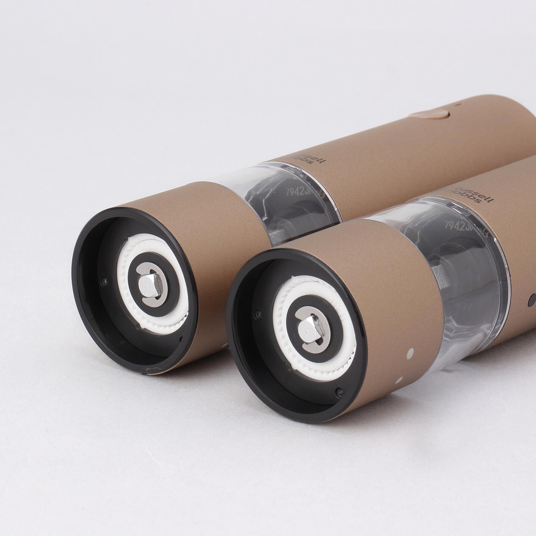 212 KITCHEN STORE「充電式ミル ソルト＆ペッパー ミニ 2本セット ブラウンゴールド ＜Russell Hobbs  ラ」|食器・キッチングッズ|