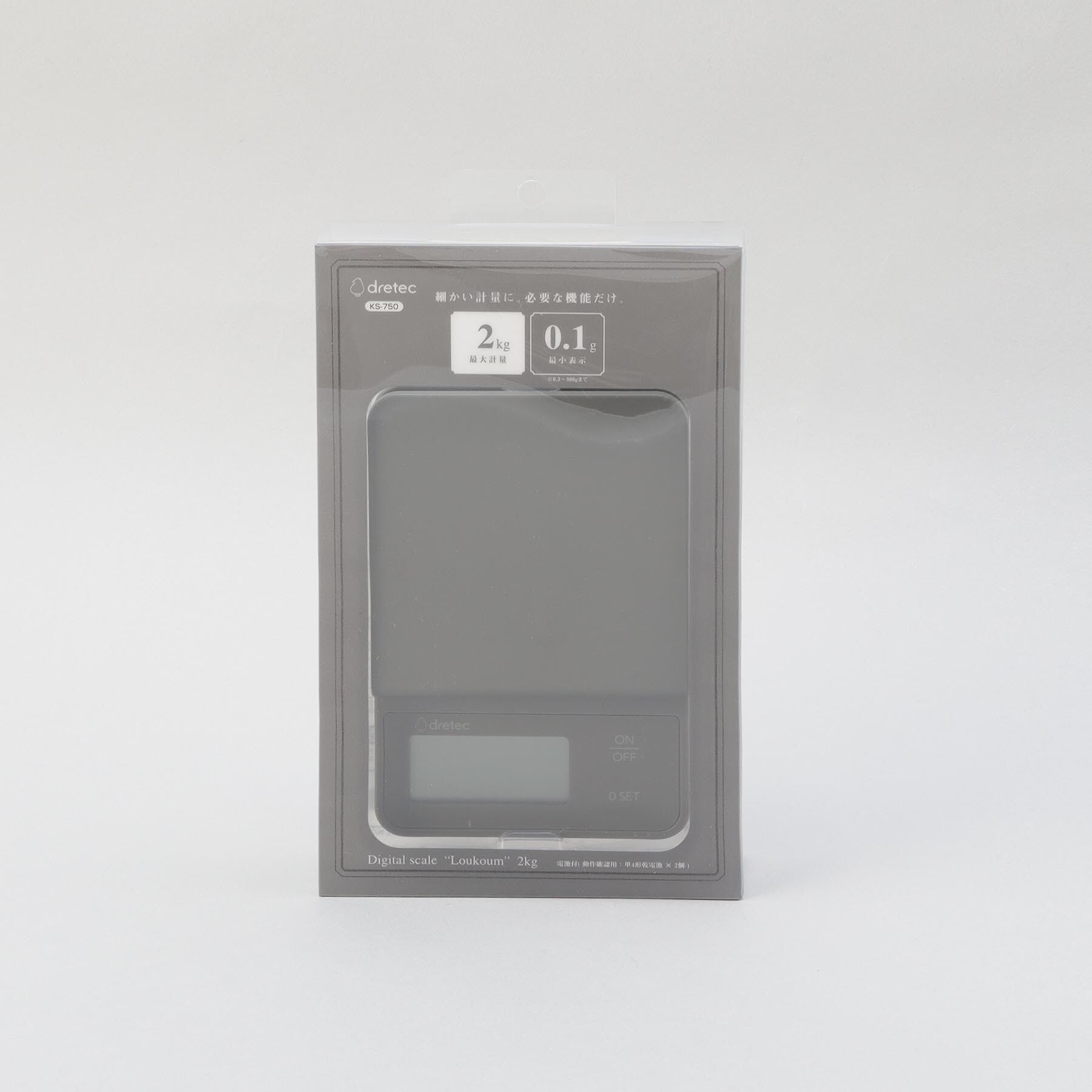 212 KITCHEN STORE「デジタルスケール ルクーム 2kg GY」|食器・キッチングッズ|