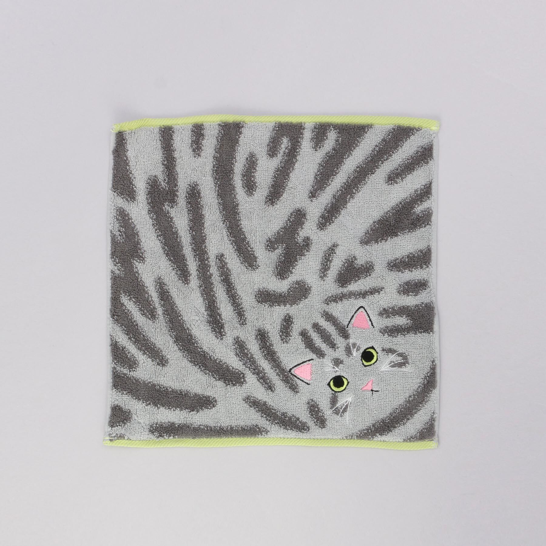 212 KITCHEN STORE「うちの子メイトはんかち サバトラシルバータビー」|ハンカチ|その他