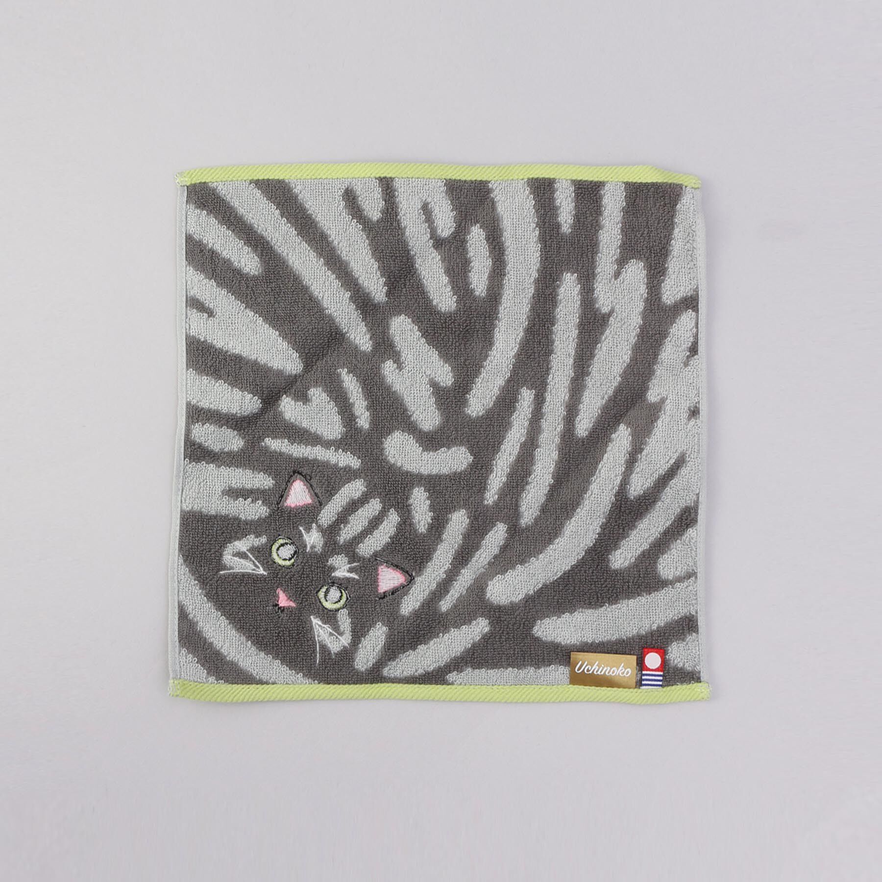 212 KITCHEN STORE「うちの子メイトはんかち サバトラシルバータビー」|ハンカチ|