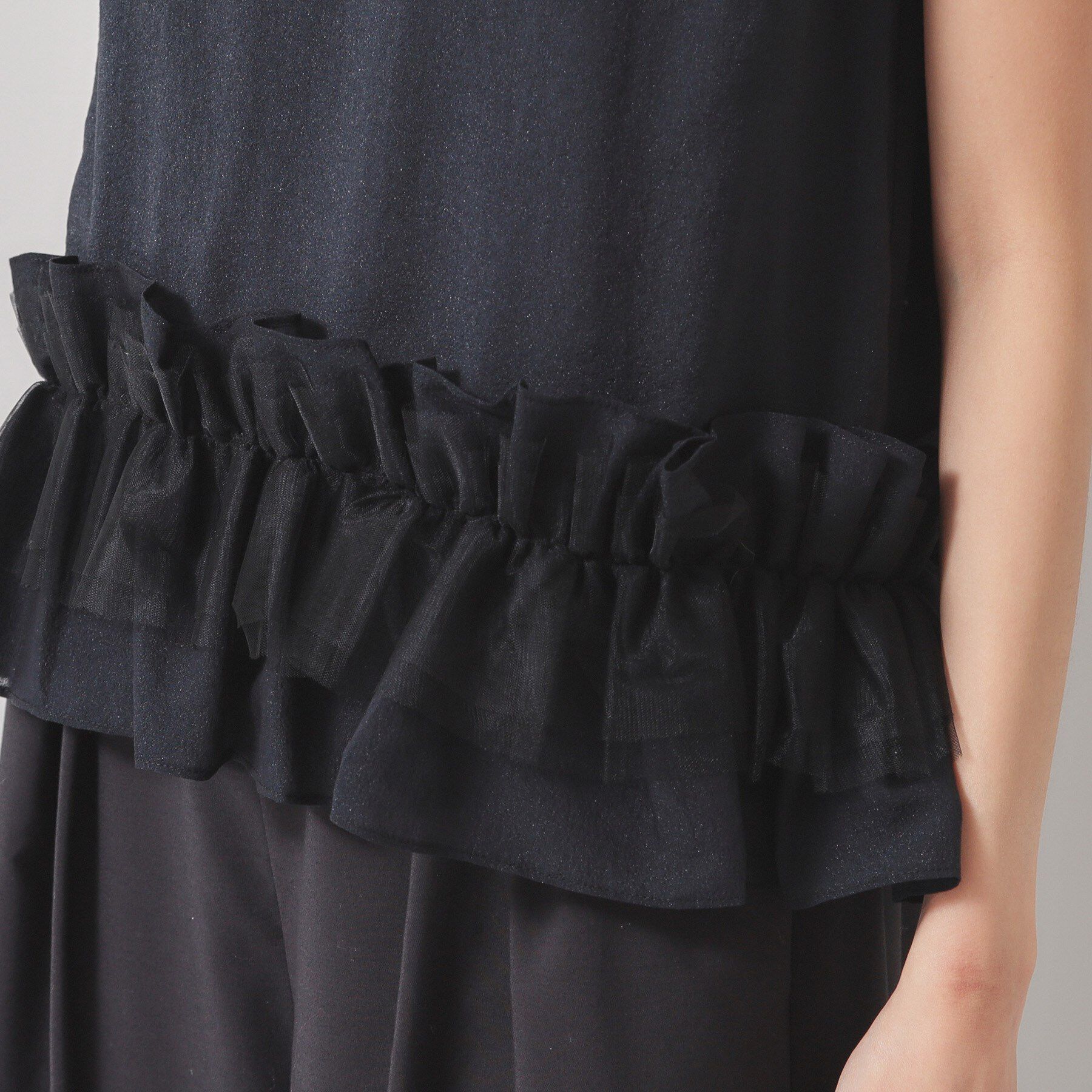 SunaUna「【フリル＆フリル／大人フェミニン】チュニックブラウス」|シャツ・ブラウス|