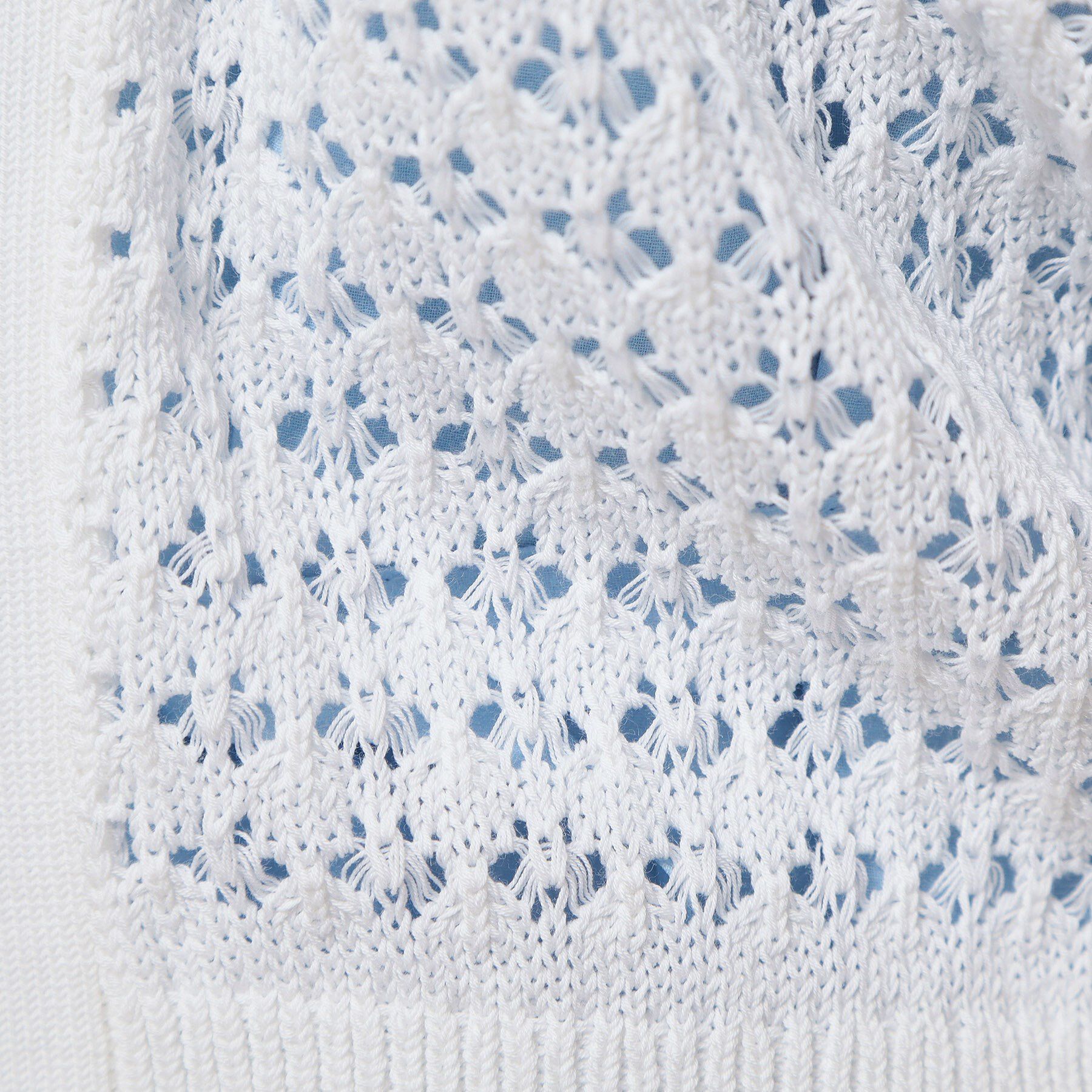 SunaUna「【SS～Lサイズ展開／透かし編み】ショート丈ボレロ」|カーディガン|