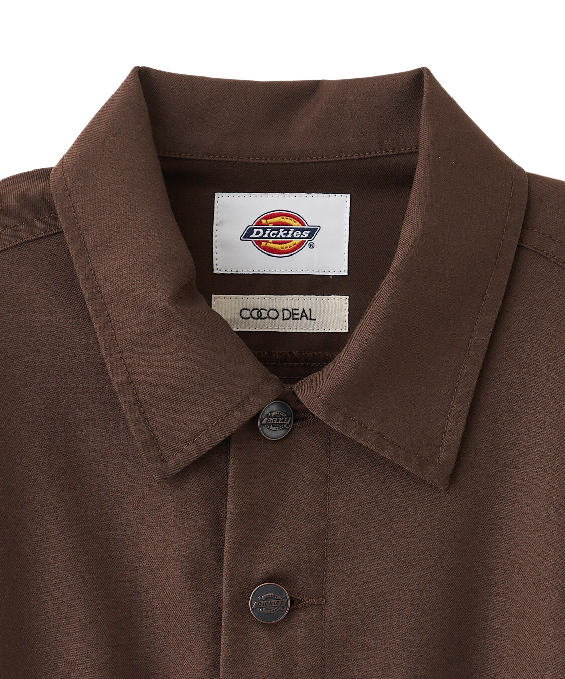 COCO DEAL「《COCO DEAL/Dickies(R)》シャツオールインワン」|オールインワン|