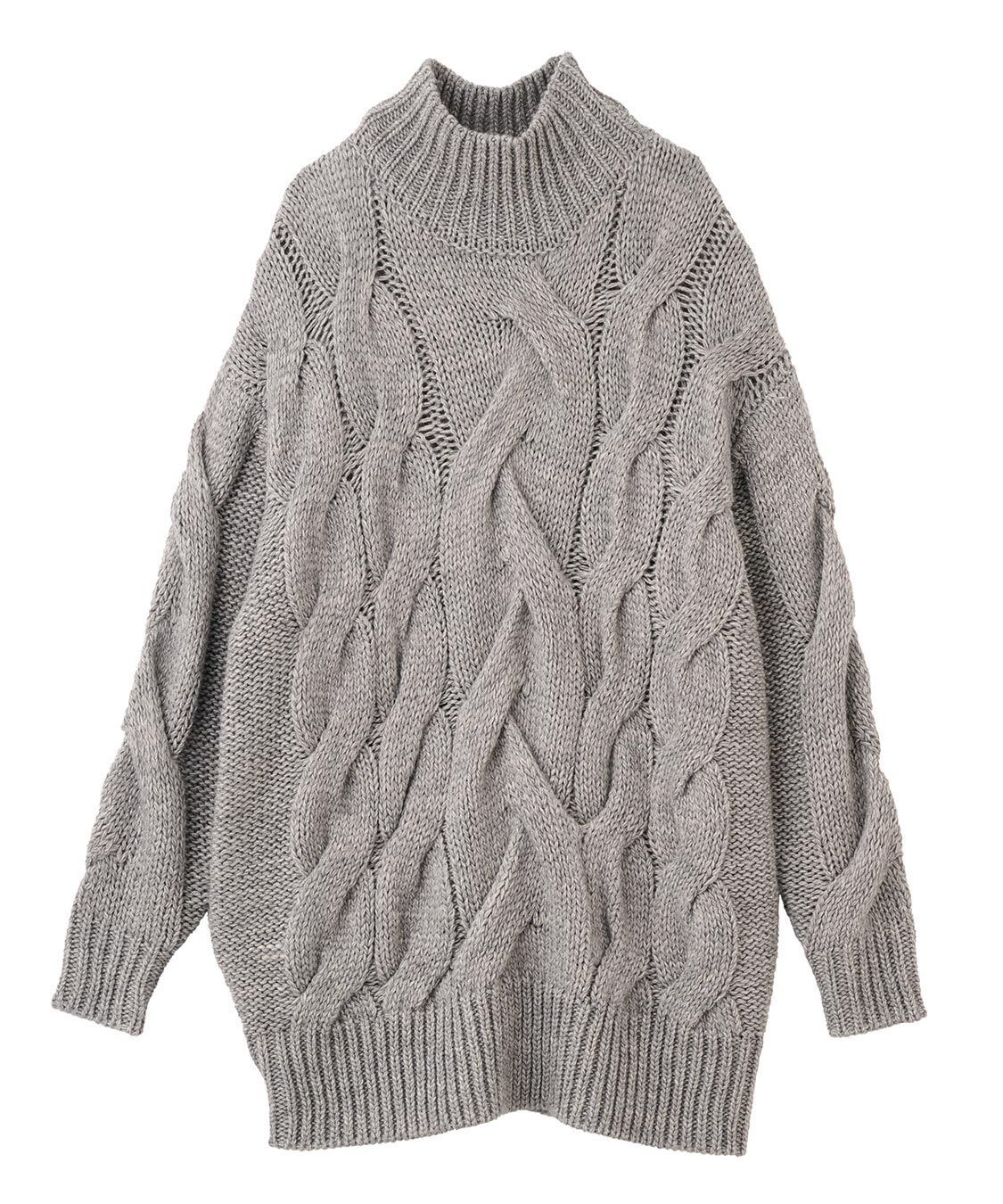 COCO DEAL「ケーブルニットミニワンピース」|ワンピース|