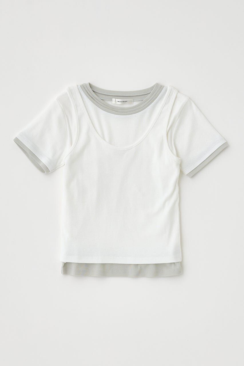 MOUSSY「LAYERED セット TEE」|Tシャツ・カットソー|