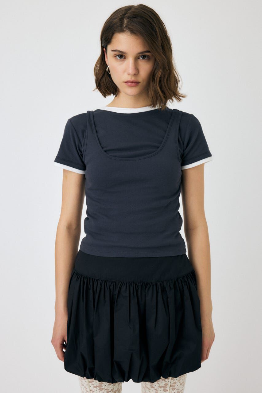 MOUSSY「LAYERED セット TEE」|Tシャツ・カットソー|