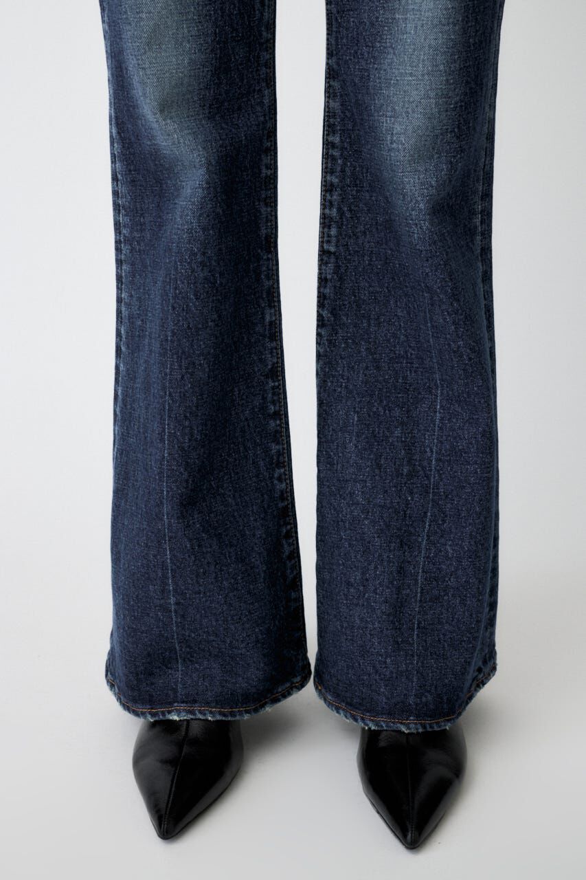 MOUSSY「MVS D/BLU FLARE」|デニム|