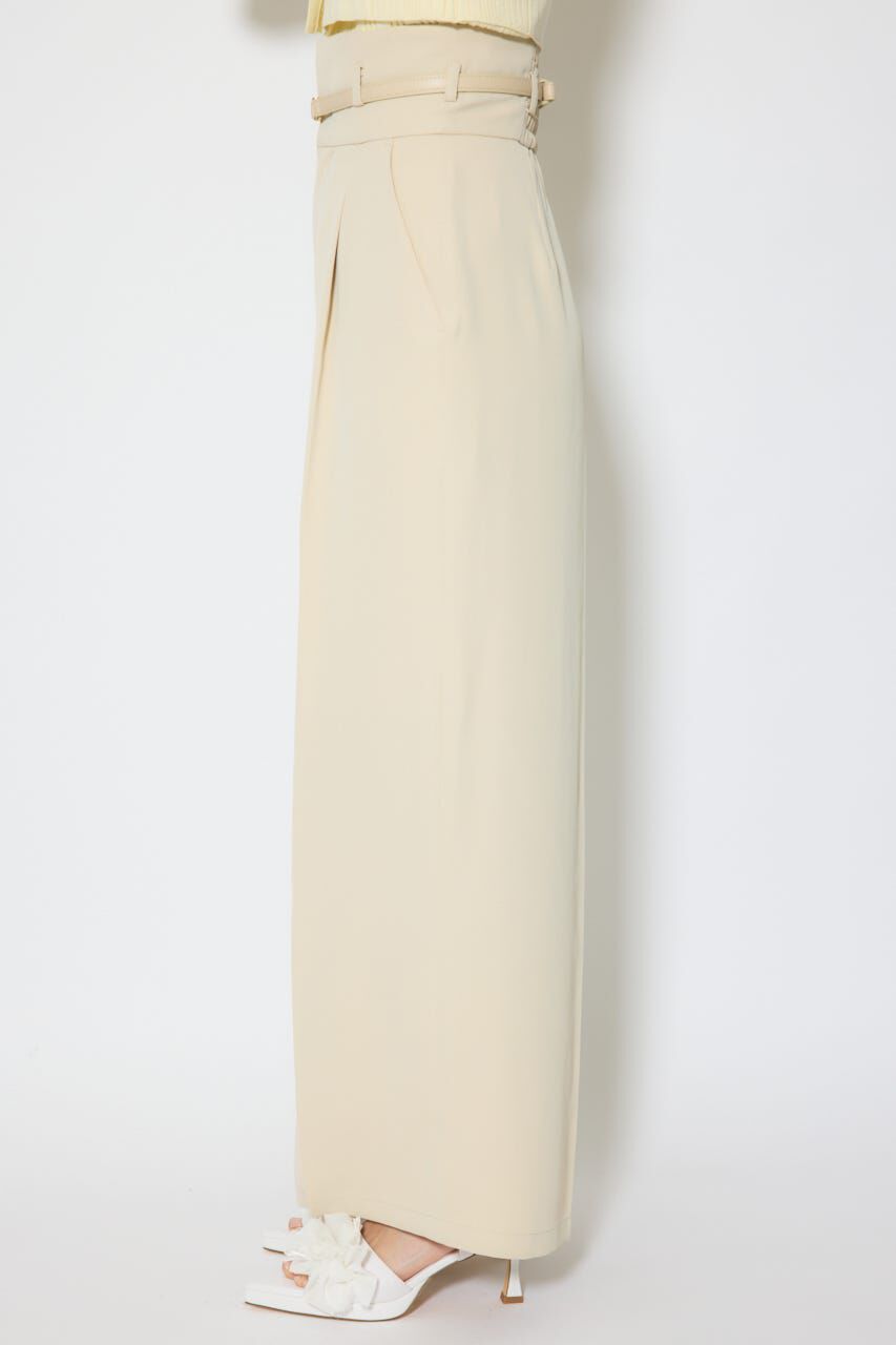 rienda「ベルトポイントハイウエストワイドパンツ」|その他|