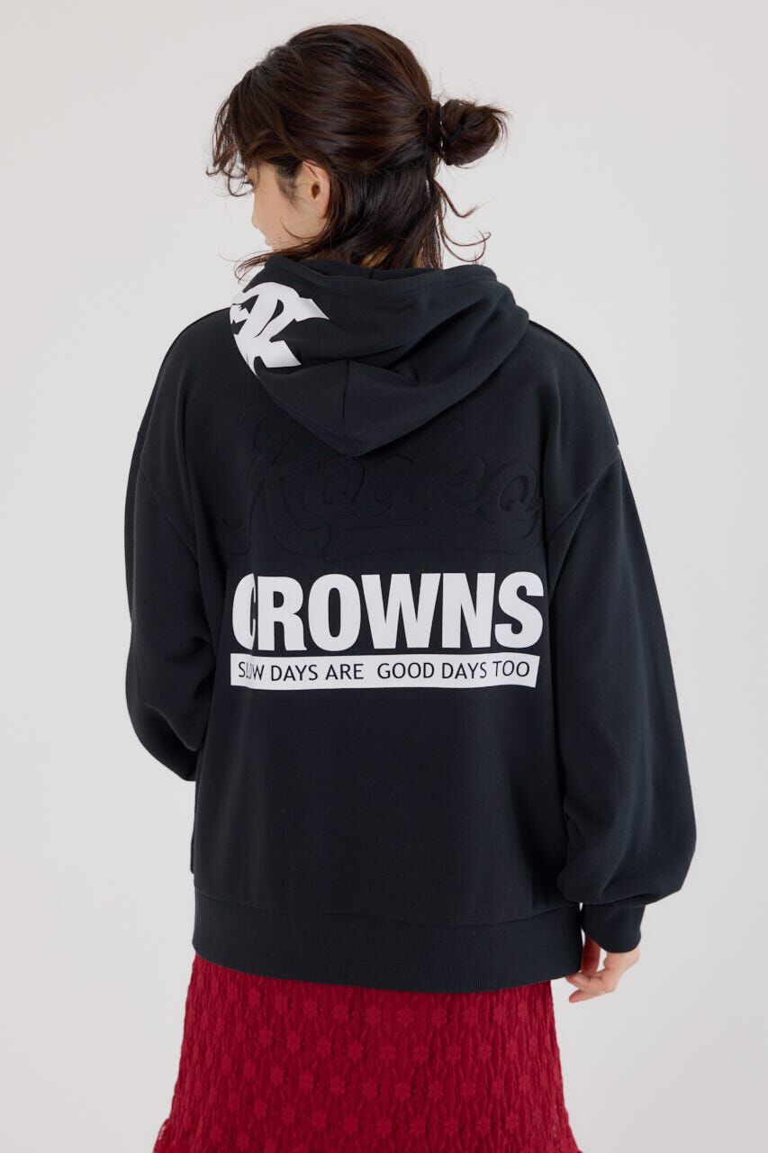 RODEO CROWNS「バックエンボススクリプトロゴパーカー」|パーカー|