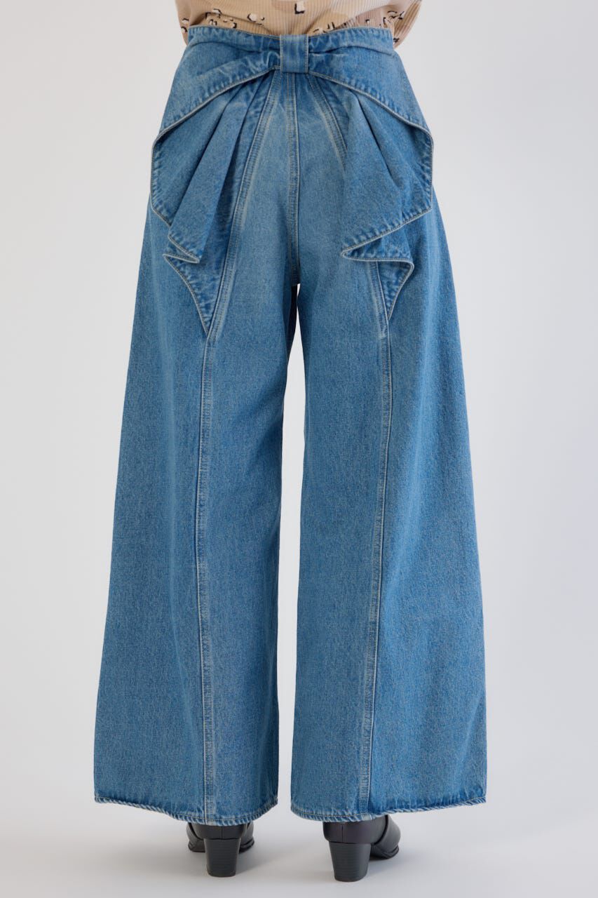 RODEO CROWNS「ビッグリボンデニムパンツ」|デニム|