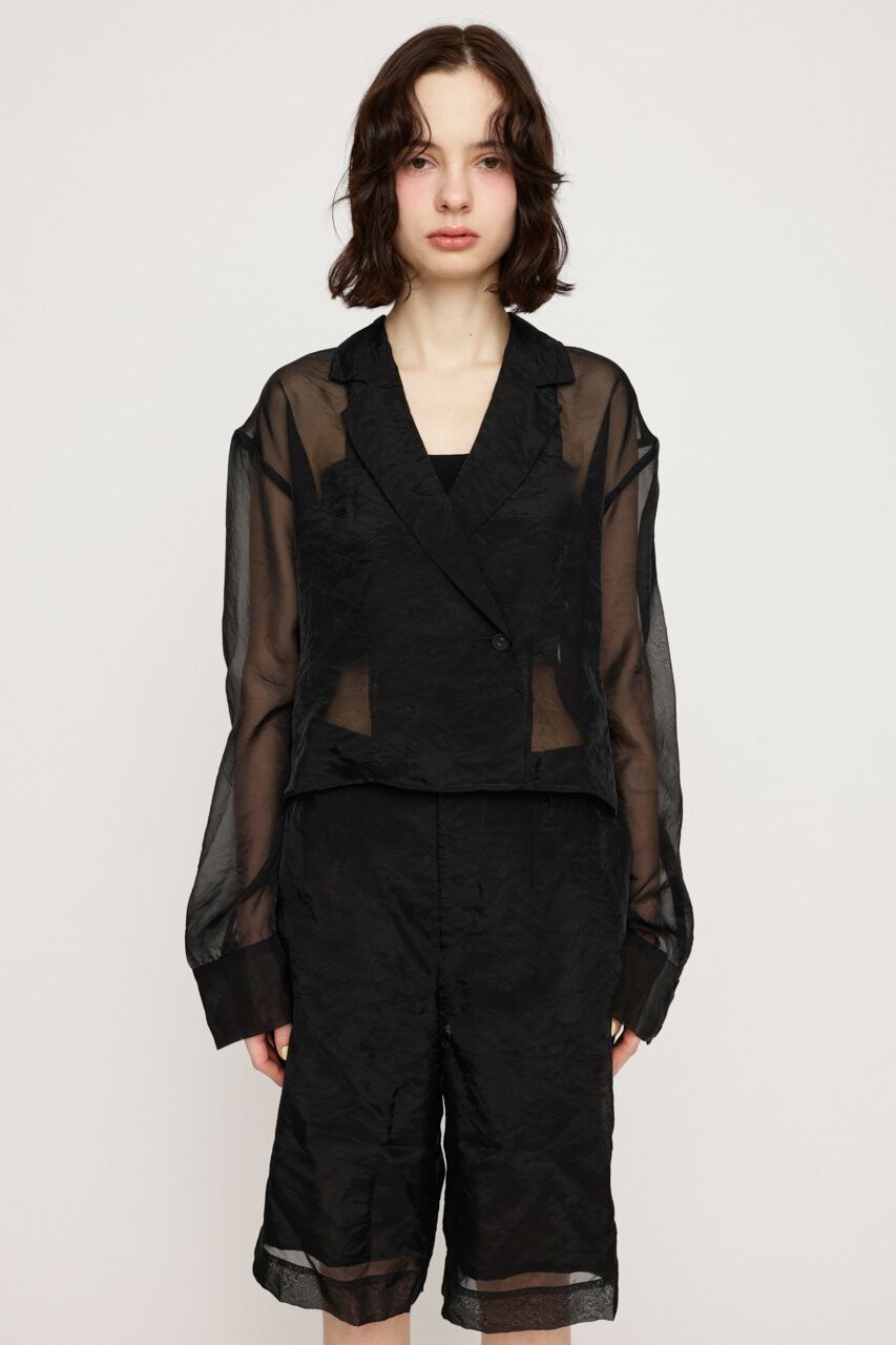 SLY「SHEER TAILOR ジャンプスーツ」|ワンピース|