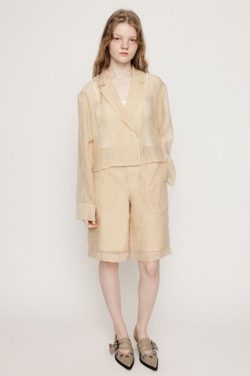 SLY「SHEER TAILOR ジャンプスーツ」|ワンピース|