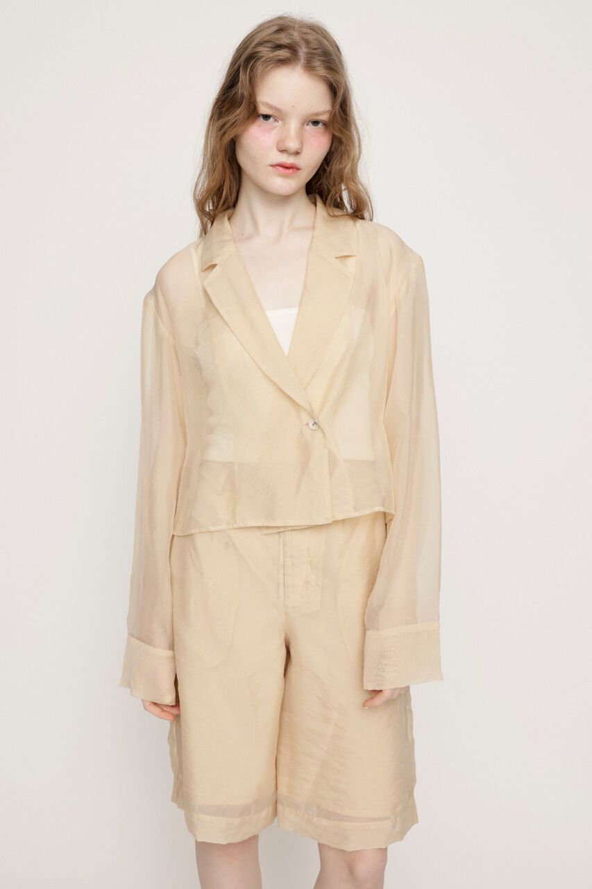 SLY「SHEER TAILOR ジャンプスーツ」|ワンピース|