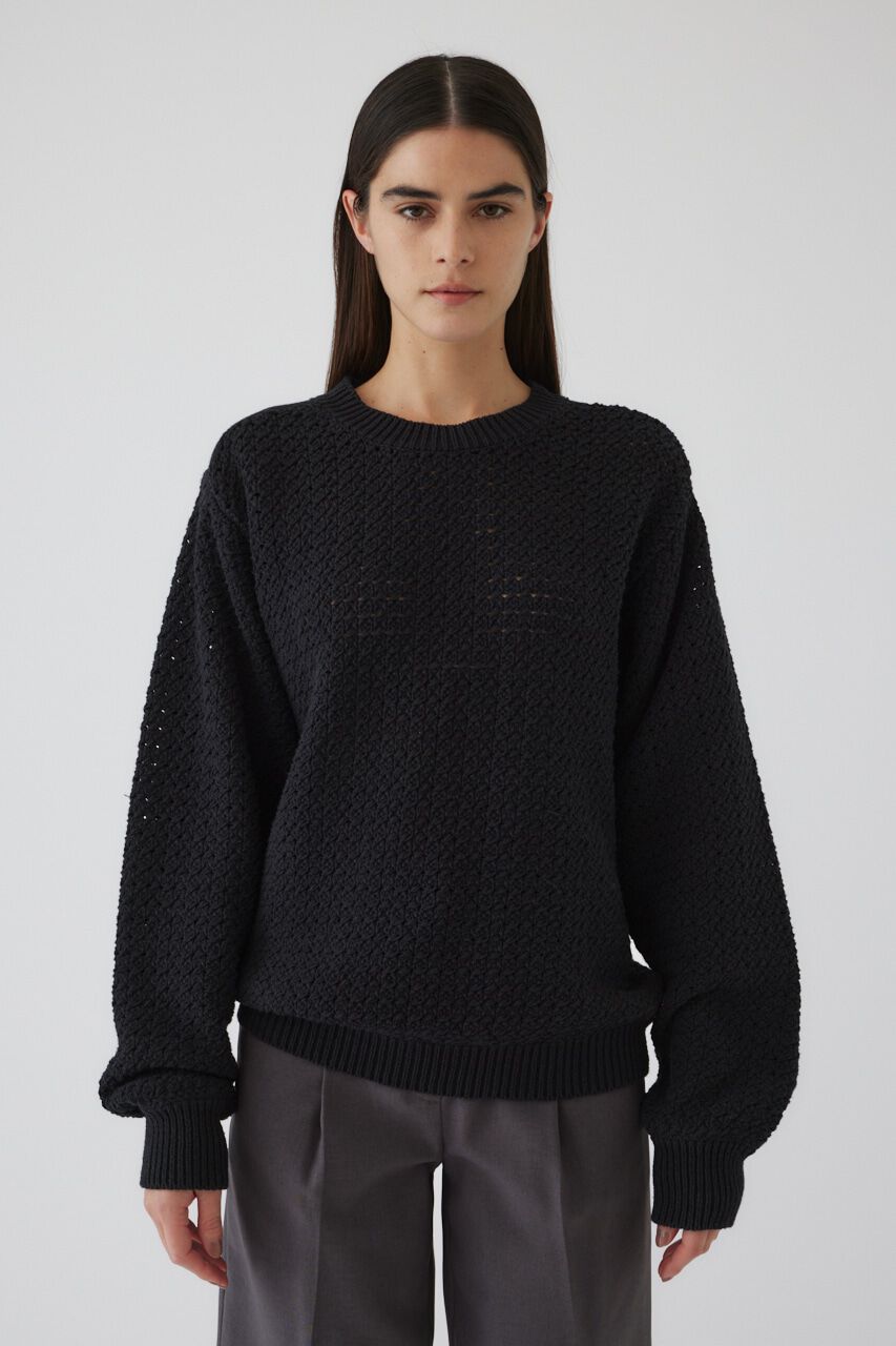 RIM.ARK 「Pattern knitting cotton knit」|ニット・セーター|