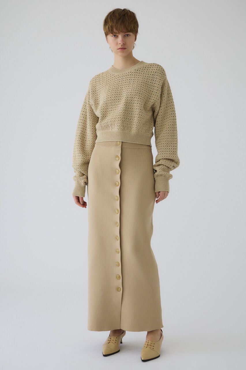 RIM.ARK 「Pattern knitting cotton knit」|ニット・セーター|