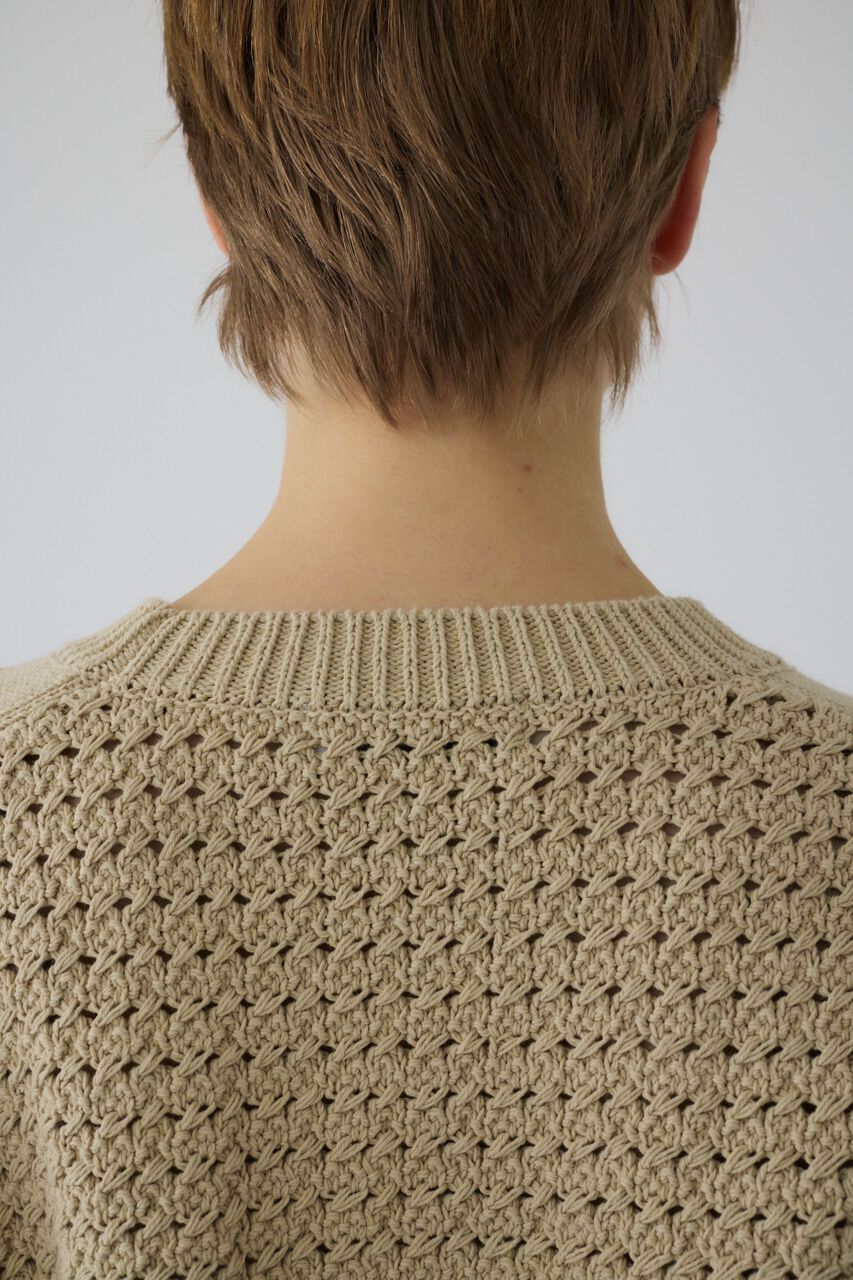 RIM.ARK 「Pattern knitting cotton knit」|ニット・セーター|