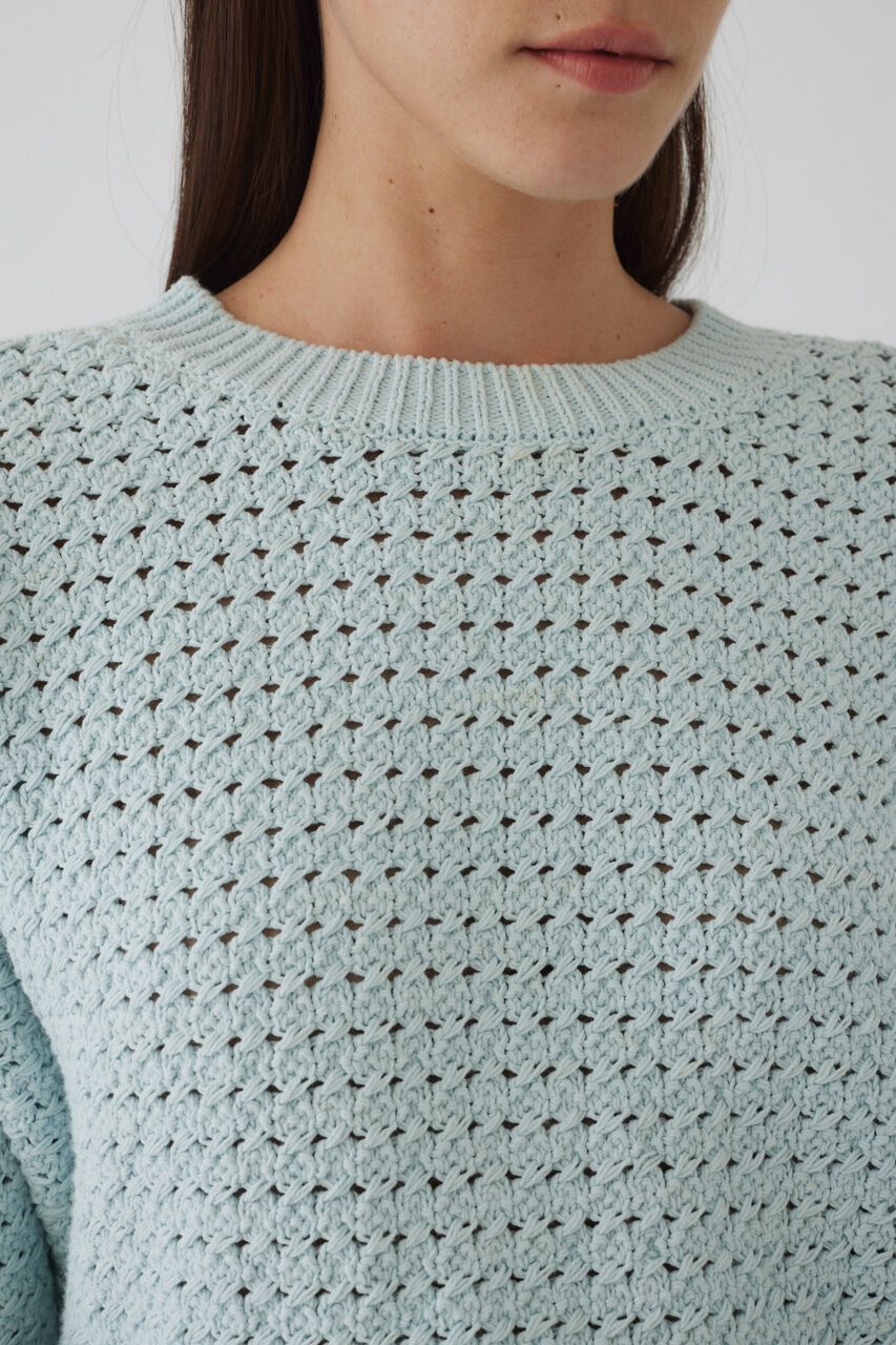 RIM.ARK 「Pattern knitting cotton knit」|ニット・セーター|
