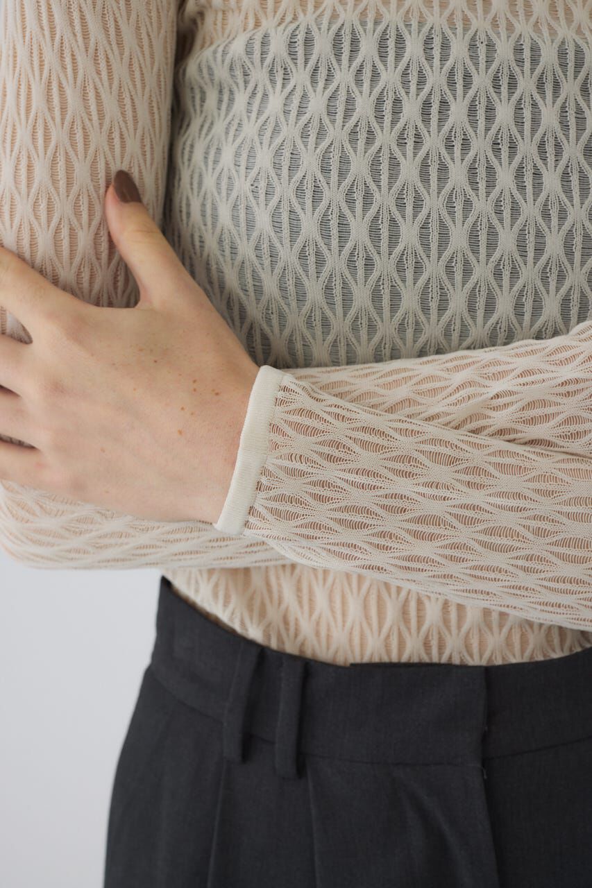 RIM.ARK 「Lace knitting tops」|ニット・セーター|