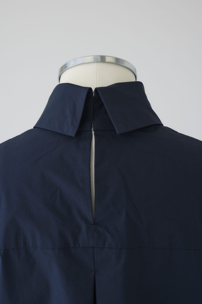 RIM.ARK 「Folded neck tuck blouse」|シャツ・ブラウス|