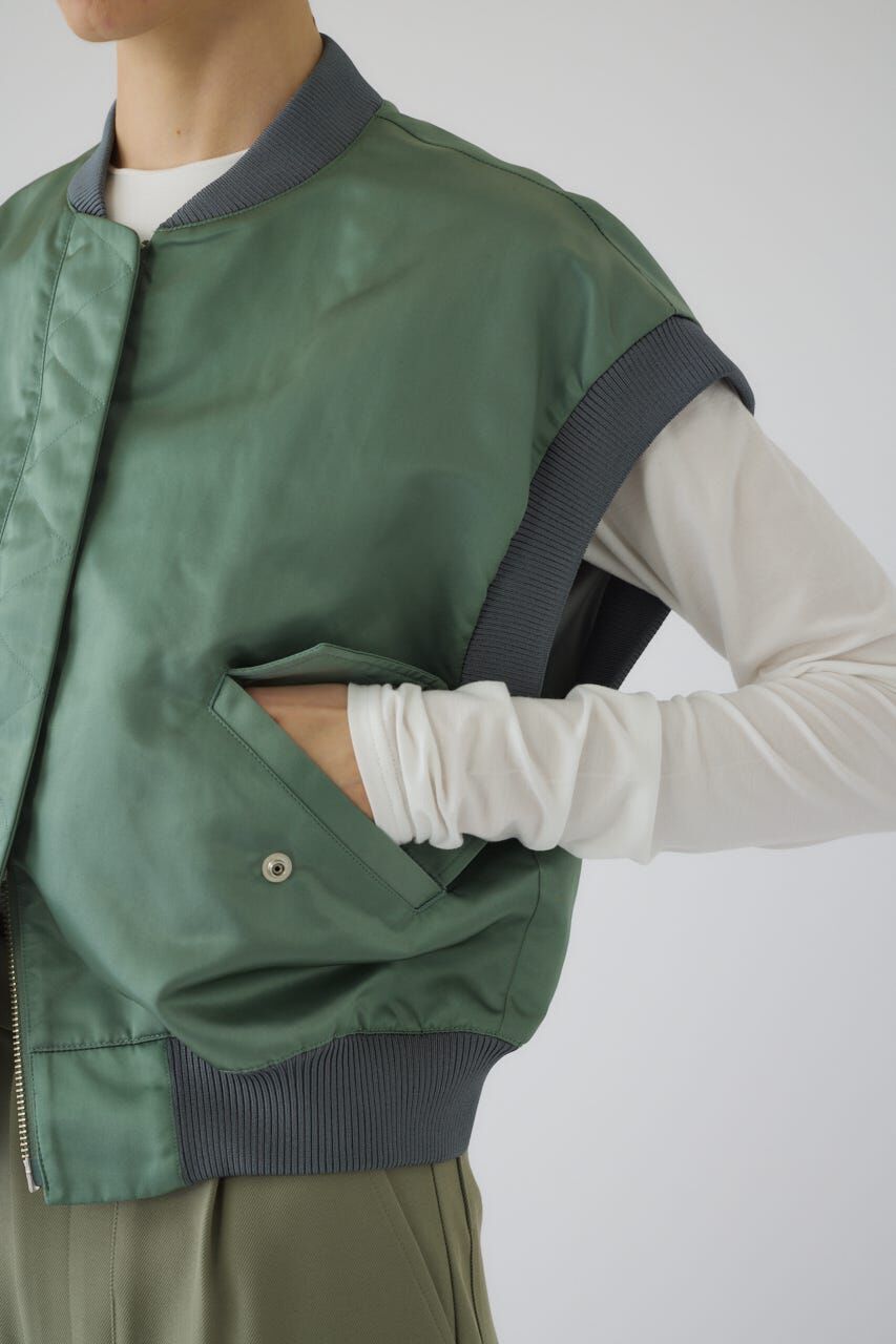 RIM.ARK 「Short MA-1 vest」|ダウンベスト・ベスト|