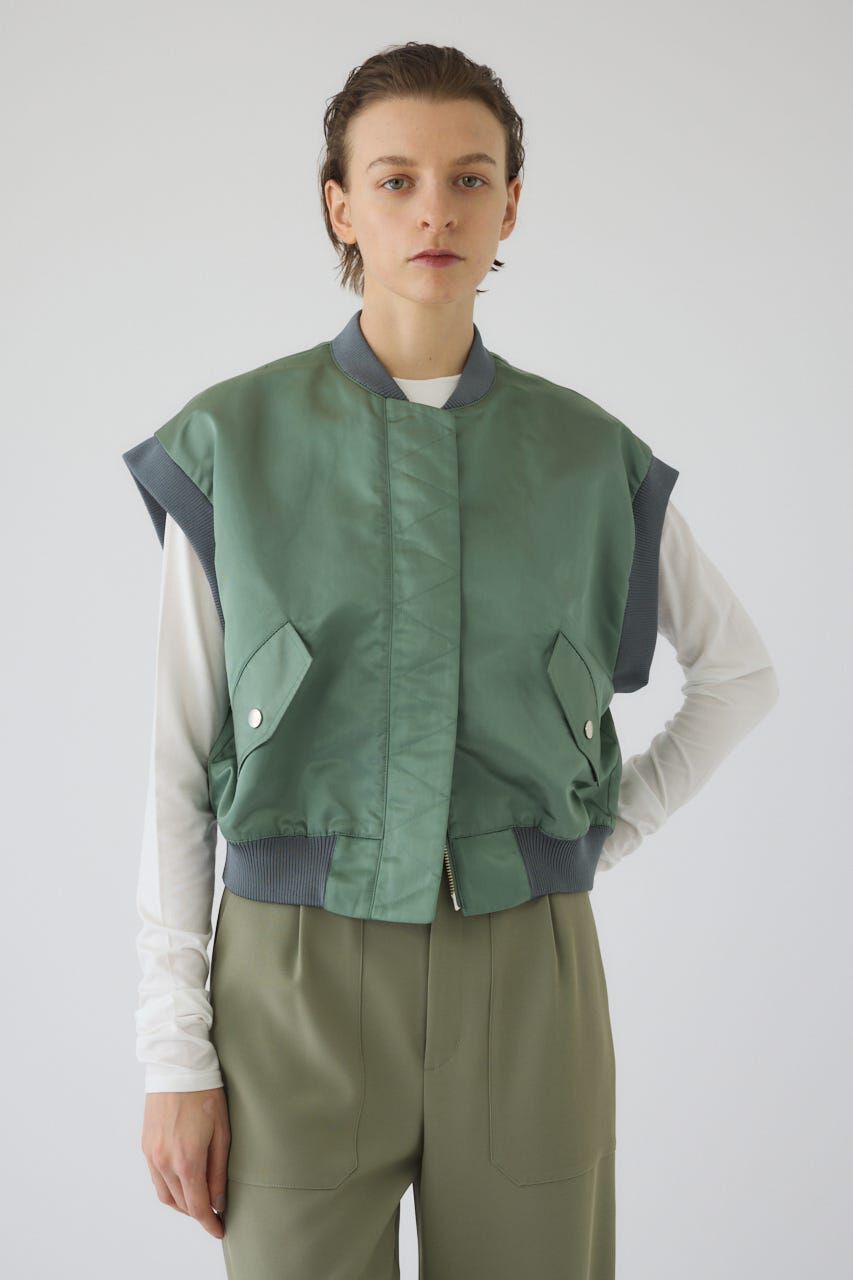 RIM.ARK 「Short MA-1 vest」|ダウンベスト・ベスト|