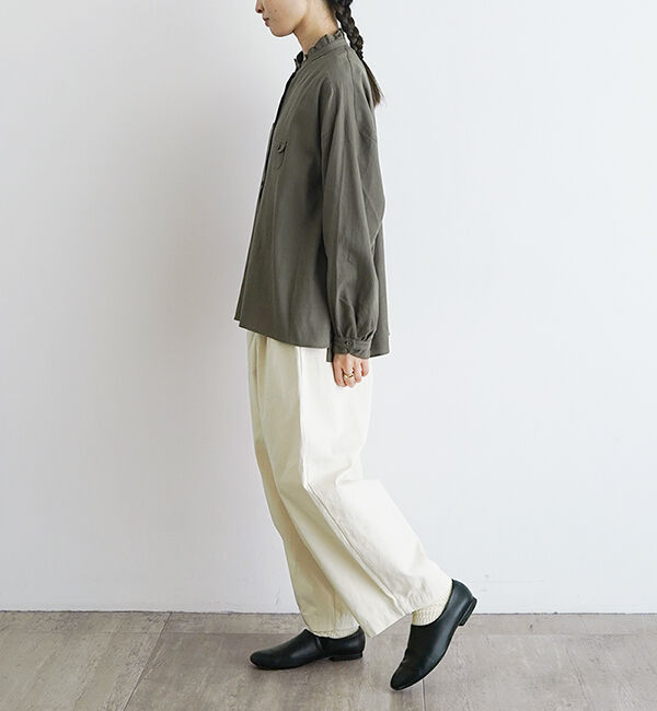 休日と詩「ダックワーズブラウス」|シャツ・ブラウス|