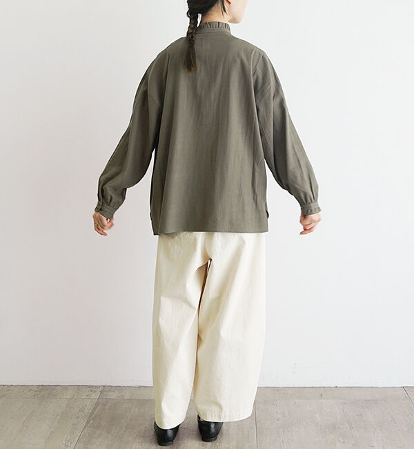 休日と詩「ダックワーズブラウス」|シャツ・ブラウス|