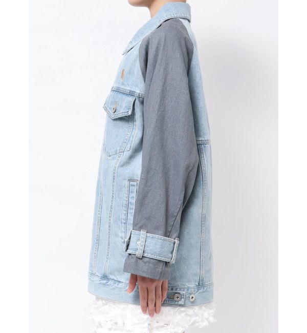 CALNAMUR「DOKING OVER DENIM BLOUSON/ドッキングオーバーデニムブルゾン」|ブルゾン・スタジャン|