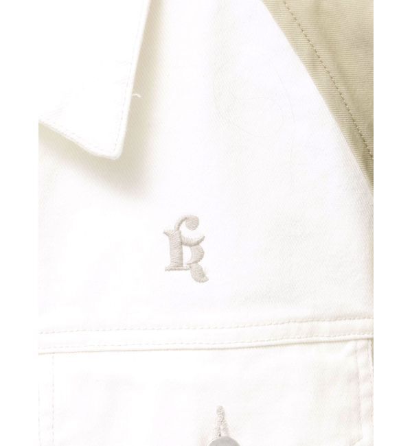 CALNAMUR「DOKING OVER DENIM BLOUSON/ドッキングオーバーデニムブルゾン」|ブルゾン・スタジャン|