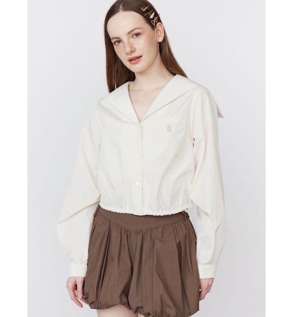 CALNAMUR「SAILOR COLLAR BLOUSON/セーラーカラーブルゾン」|ブルゾン・スタジャン|