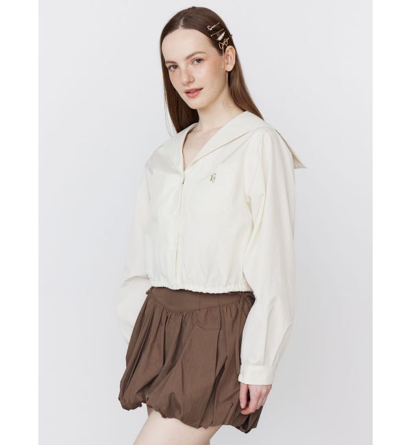 CALNAMUR「SAILOR COLLAR BLOUSON/セーラーカラーブルゾン」|ブルゾン・スタジャン|