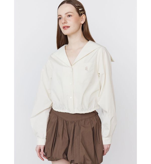 CALNAMUR「SAILOR COLLAR BLOUSON/セーラーカラーブルゾン」|ブルゾン・スタジャン|