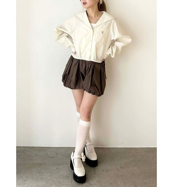 CALNAMUR「SAILOR COLLAR BLOUSON/セーラーカラーブルゾン」|ブルゾン・スタジャン|