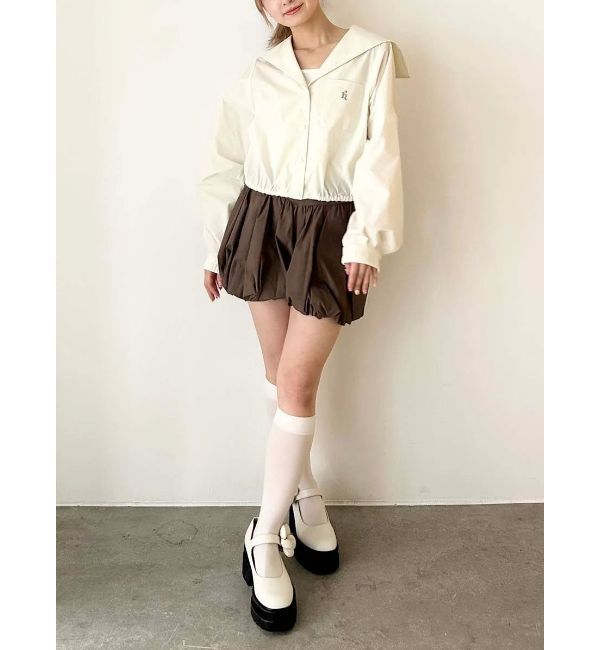 CALNAMUR「SAILOR COLLAR BLOUSON/セーラーカラーブルゾン」|ブルゾン・スタジャン|