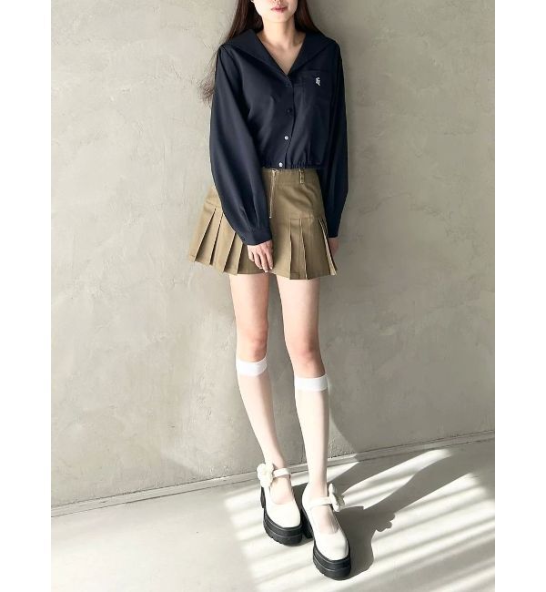 CALNAMUR「SAILOR COLLAR BLOUSON/セーラーカラーブルゾン」|ブルゾン・スタジャン|