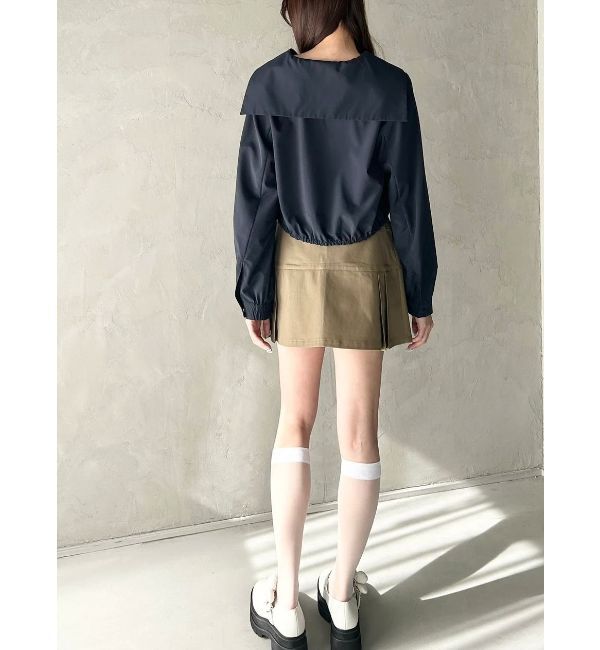 CALNAMUR「SAILOR COLLAR BLOUSON/セーラーカラーブルゾン」|ブルゾン・スタジャン|