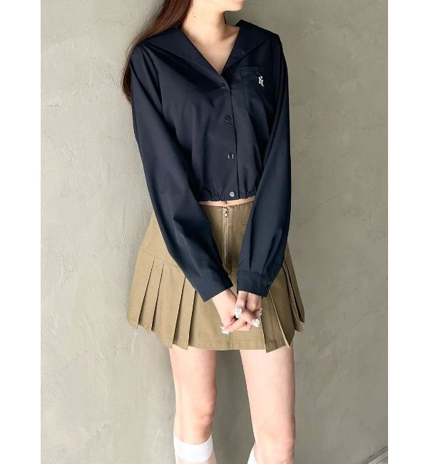 CALNAMUR「SAILOR COLLAR BLOUSON/セーラーカラーブルゾン」|ブルゾン・スタジャン|