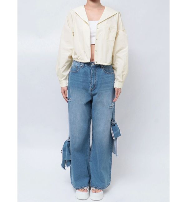 CALNAMUR「SAILOR COLLAR BLOUSON/セーラーカラーブルゾン」|ブルゾン・スタジャン|