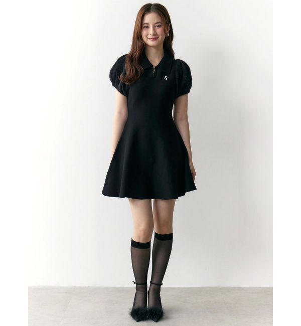 CALNAMUR「ニットポロワンピース」|ワンピース|