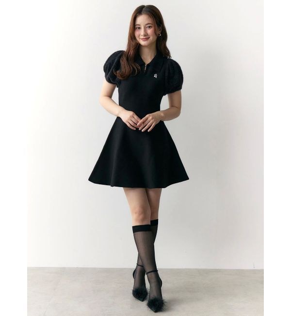 CALNAMUR「ニットポロワンピース」|ワンピース|