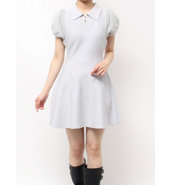 CALNAMUR「ニットポロワンピース」|ワンピース|