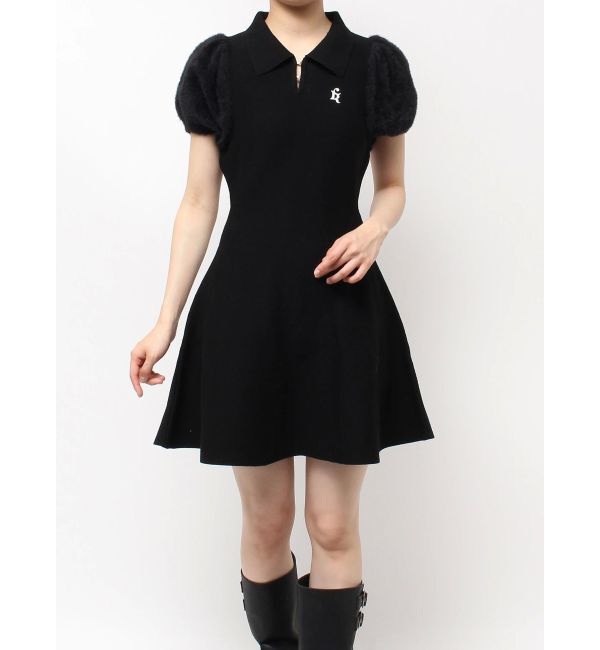 CALNAMUR「ニットポロワンピース」|ワンピース|