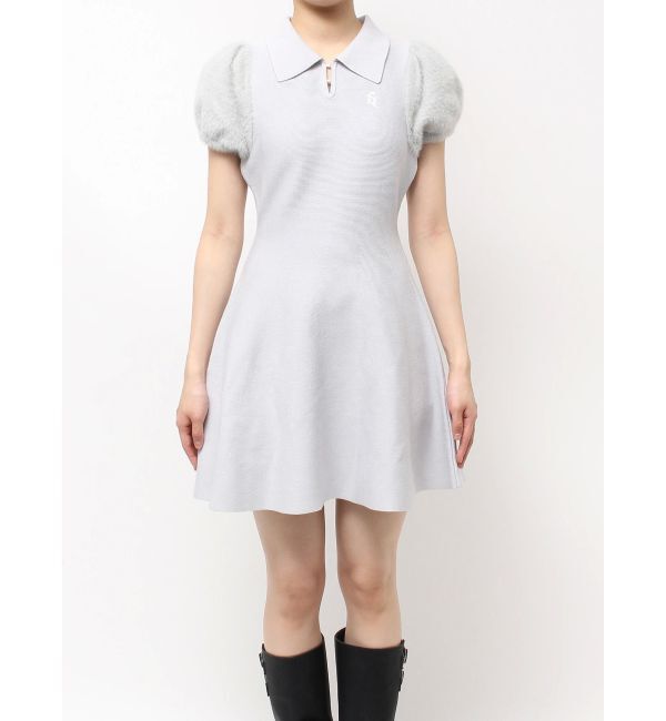 CALNAMUR「ニットポロワンピース」|ワンピース|