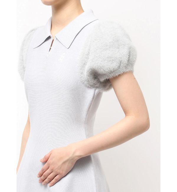 CALNAMUR「ニットポロワンピース」|ワンピース|